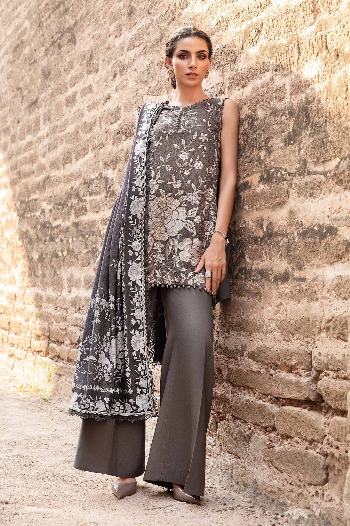 Maria B | M Prints Winter 24 | MPT-2408-B - Ladies Clothes - Maria Faisal