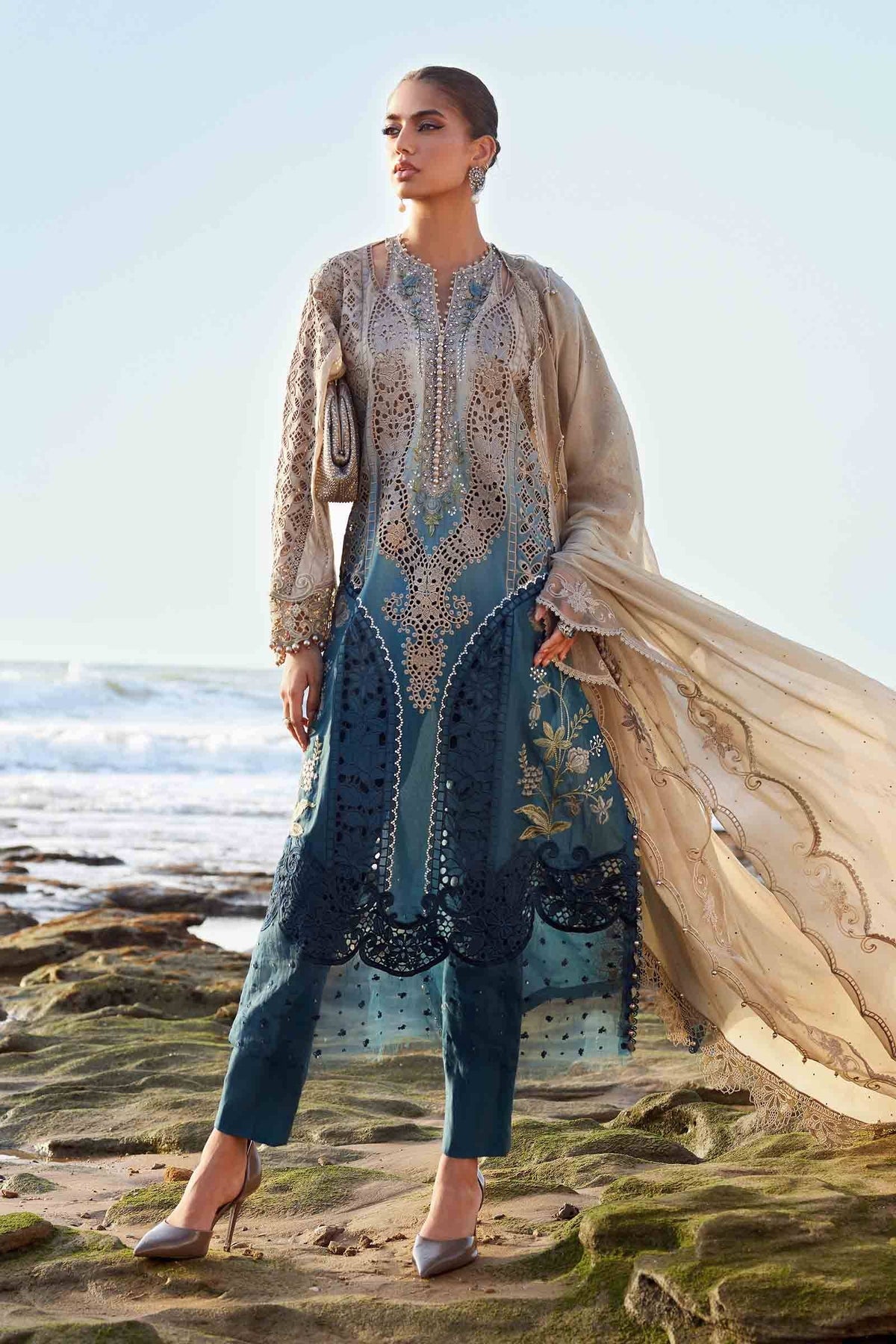 Maria B | Eid Collection 25 | 25-08 by Maria Faisal - Registered Vendor of : Maria B - type : Ladies Clothes - 100% original wedding dresses
