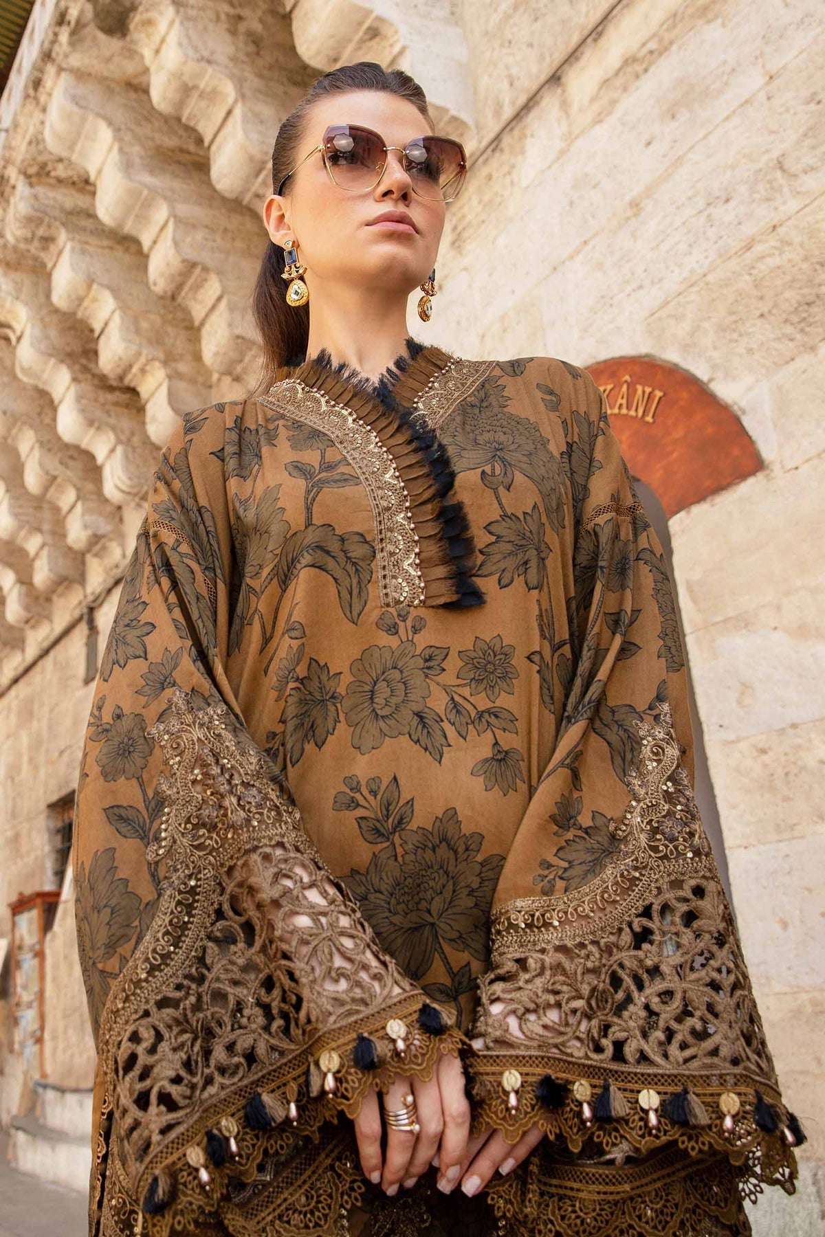 Maria B | M Prints Fall Edit 24 | MPT-2309-A - Ladies Clothes - Maria Faisal