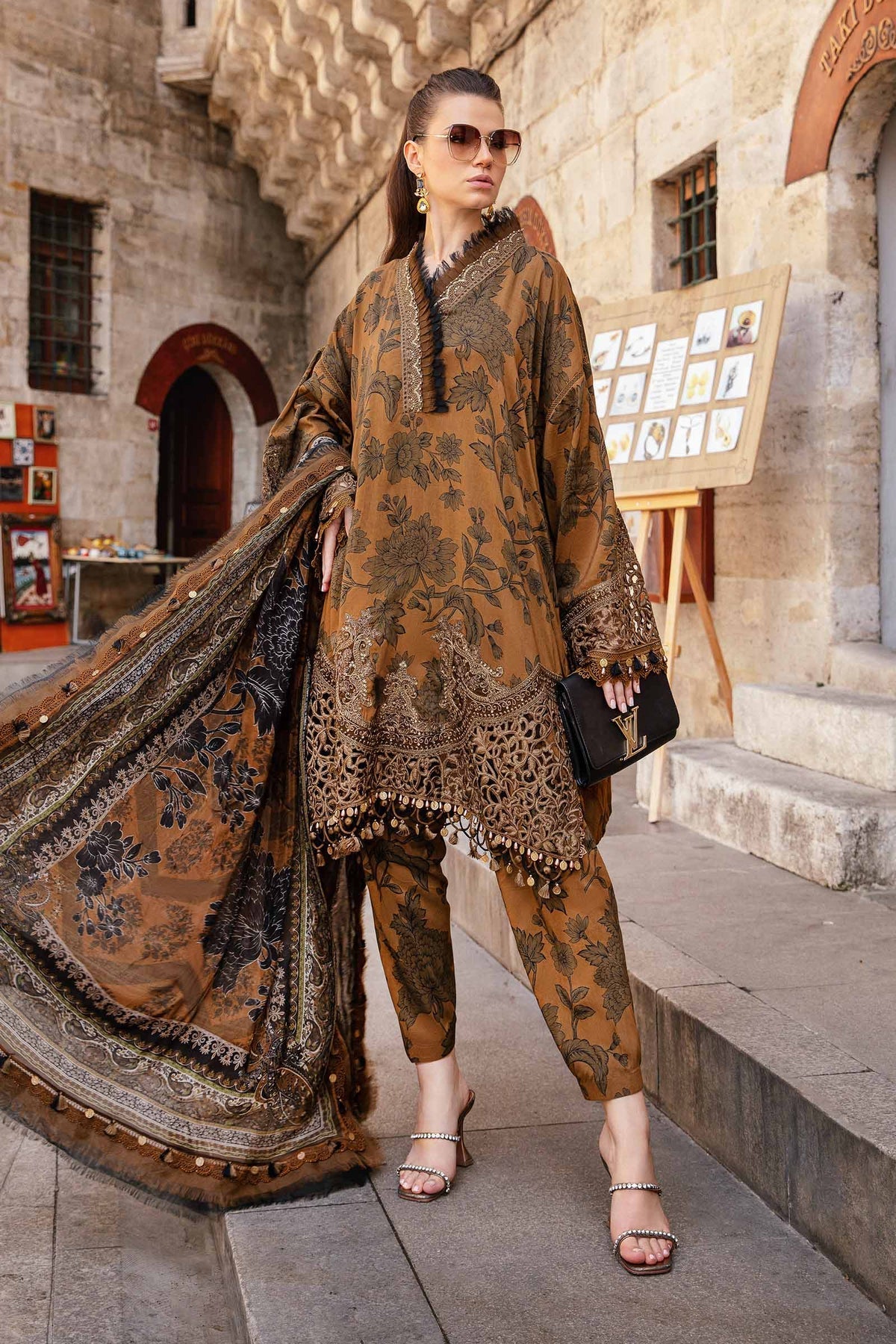 Maria B | M Prints Fall Edit 24 | MPT-2309-A - Ladies Clothes - Maria Faisal