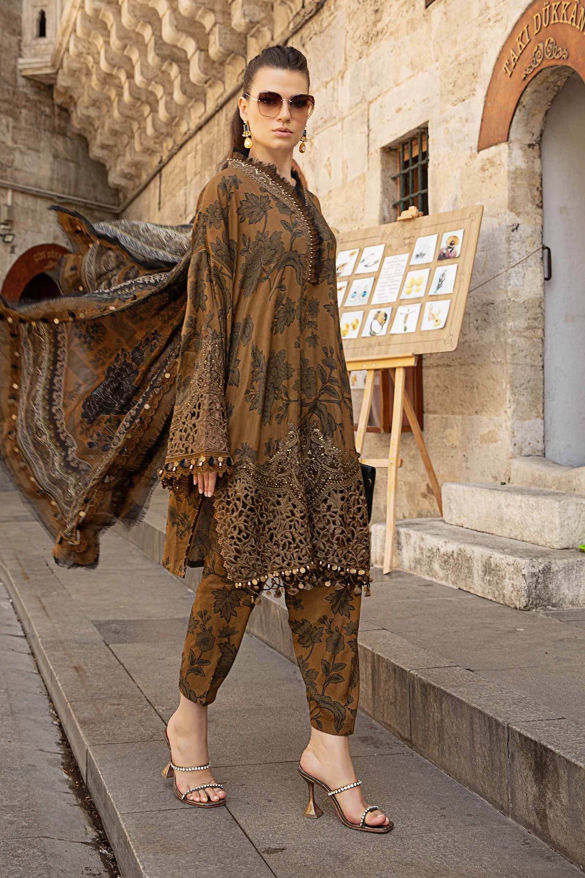 Maria B | M Prints Fall Edit 24 | MPT-2309-A - Ladies Clothes - Maria Faisal