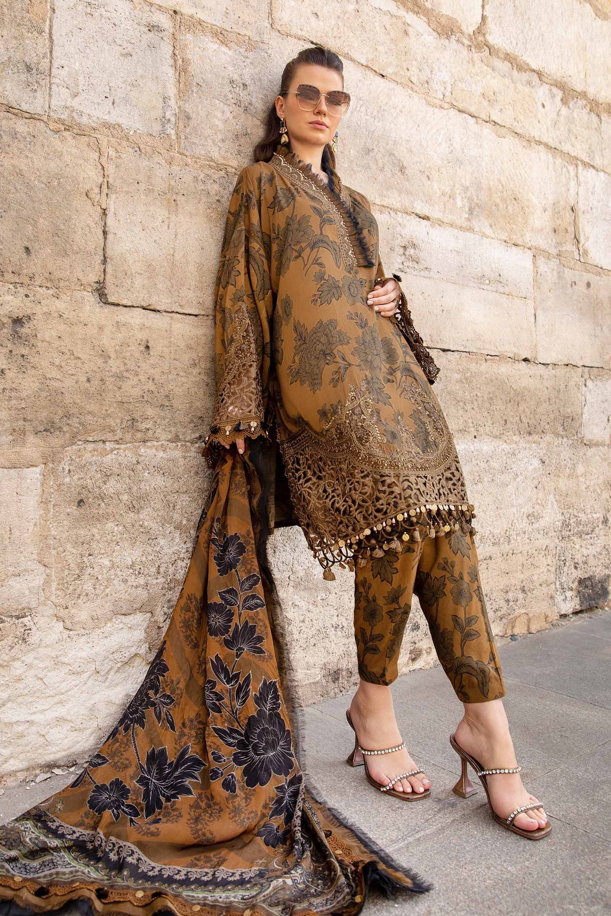 Maria B | M Prints Fall Edit 24 | MPT-2309-A - Ladies Clothes - Maria Faisal