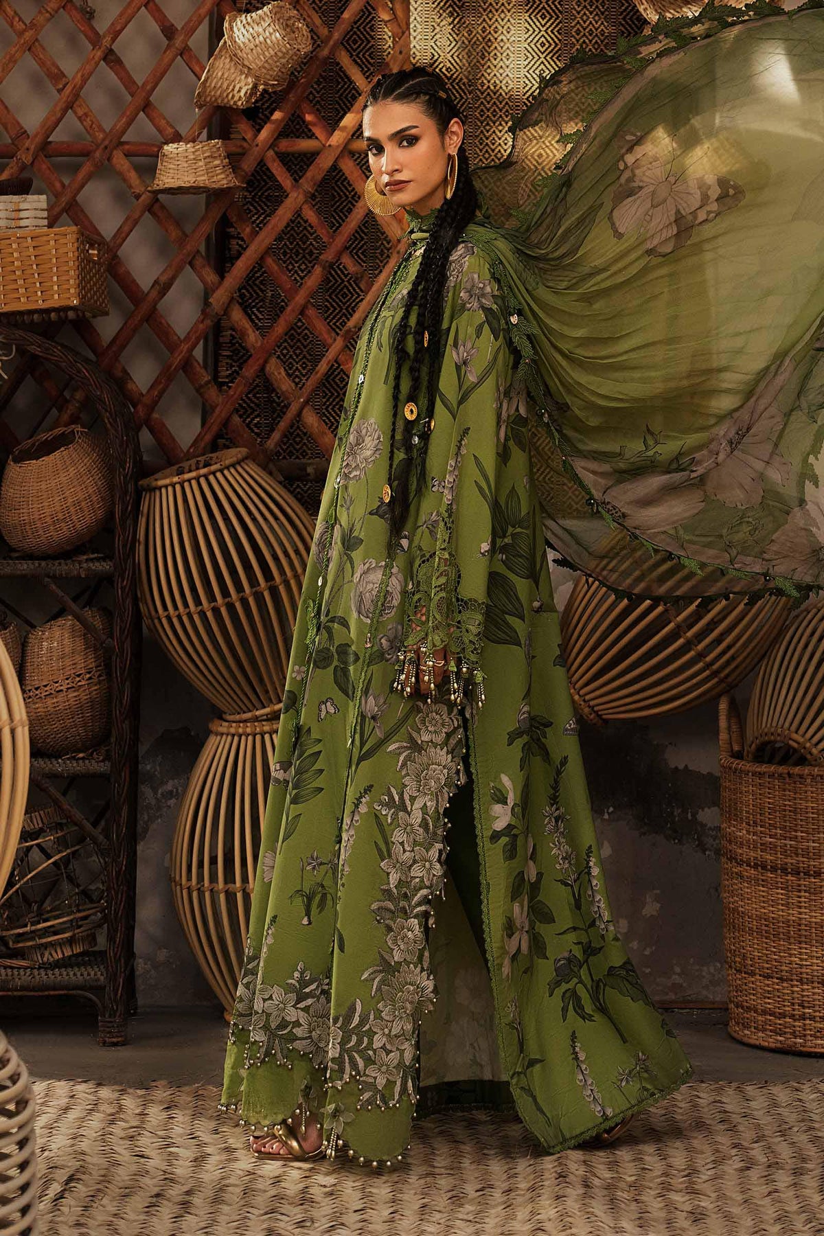 Maria B | M Prints Winter Fall 2026 | MPT-3109-B - Luxury Dress - available at Maria Faisal in UK and USA.