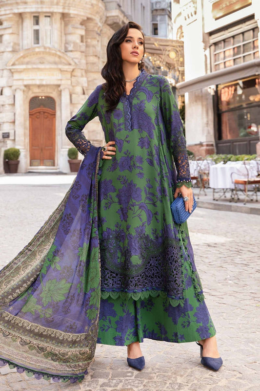 Maria B | M Prints Fall Edit 24 | MPT-2309-B - Ladies Clothes - Maria Faisal