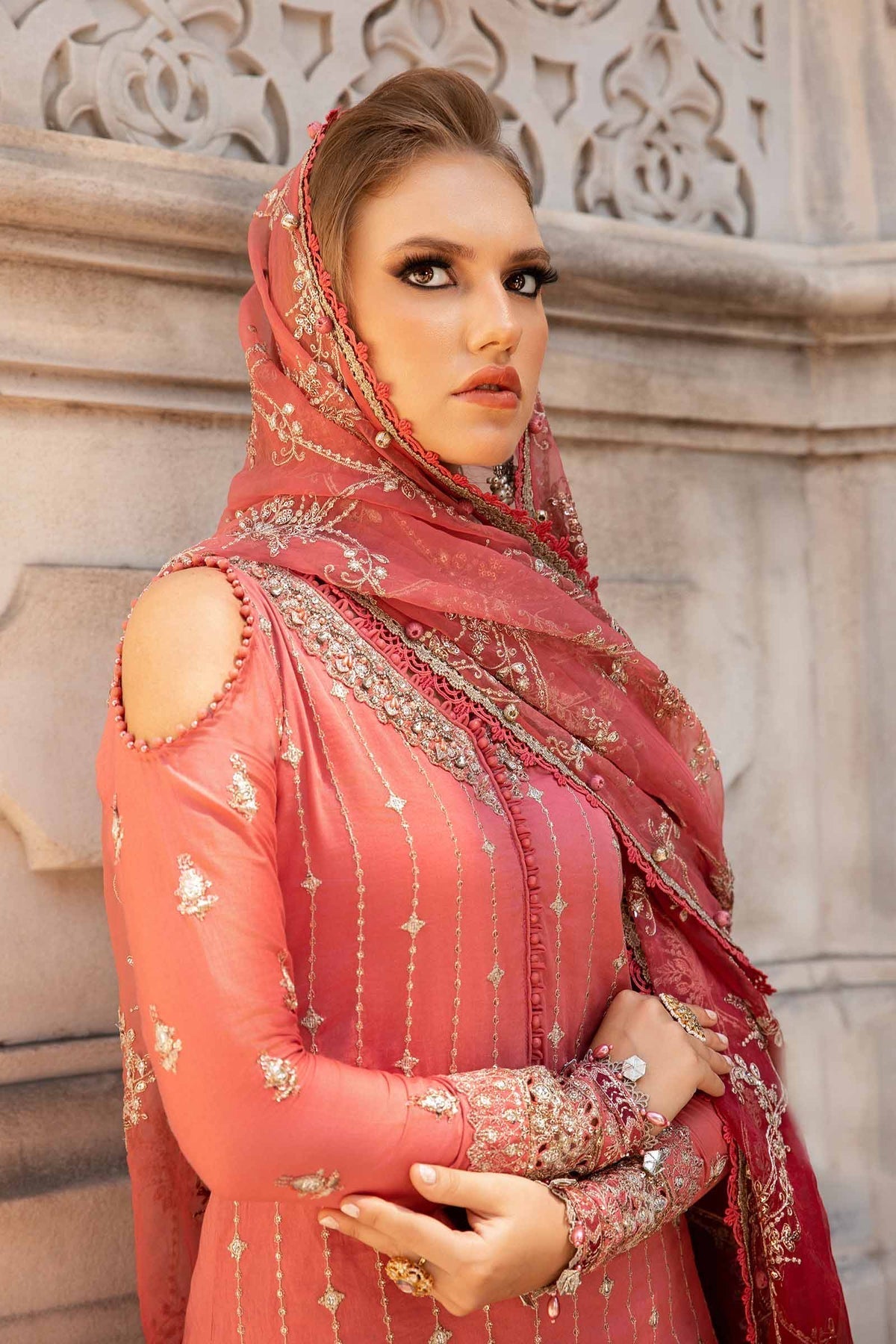 Maria B | Sateen Formals 24 | CST-809 - Ladies Clothes - Maria Faisal