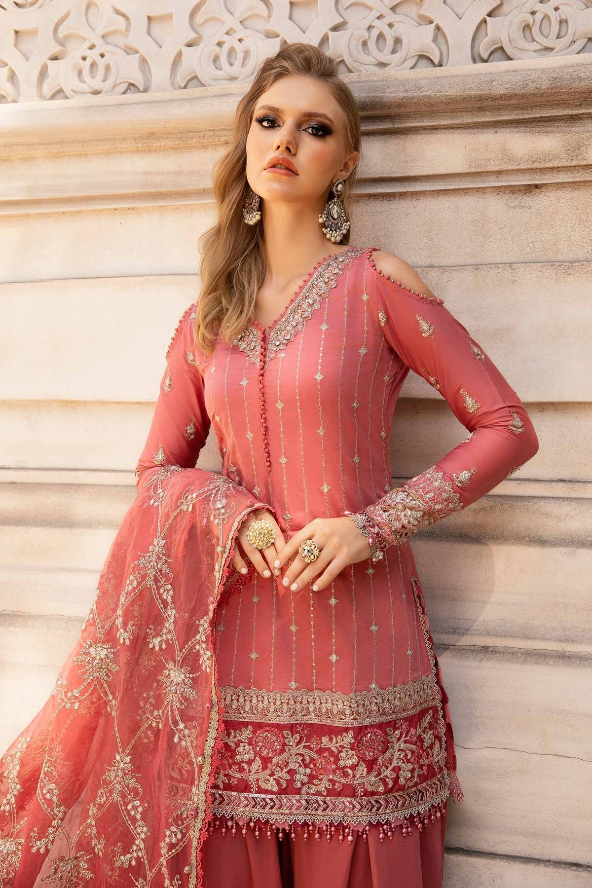 Maria B | Sateen Formals 24 | CST-809 - Ladies Clothes - Maria Faisal