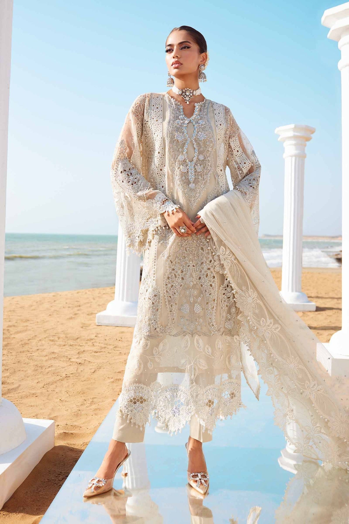 Maria B | Eid Collection 25 | 25-09 by Maria Faisal - Registered Vendor of : Maria B - type : Ladies Clothes - 100% original wedding dresses