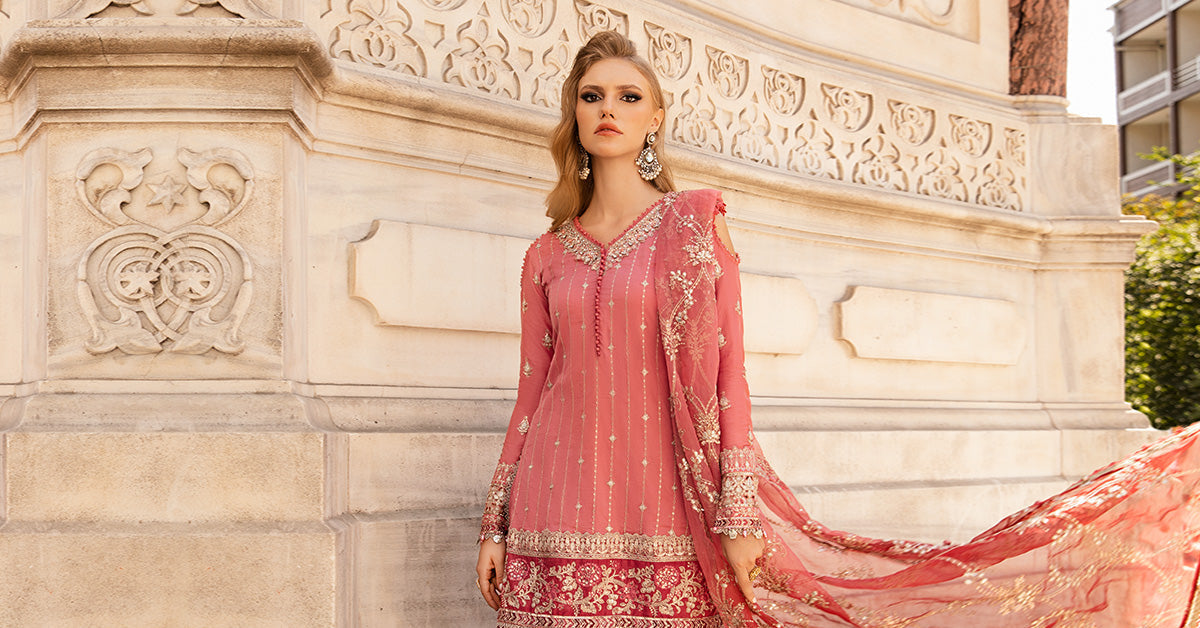 Maria B | Sateen Formals 24 | CST-809 - Ladies Clothes - Maria Faisal