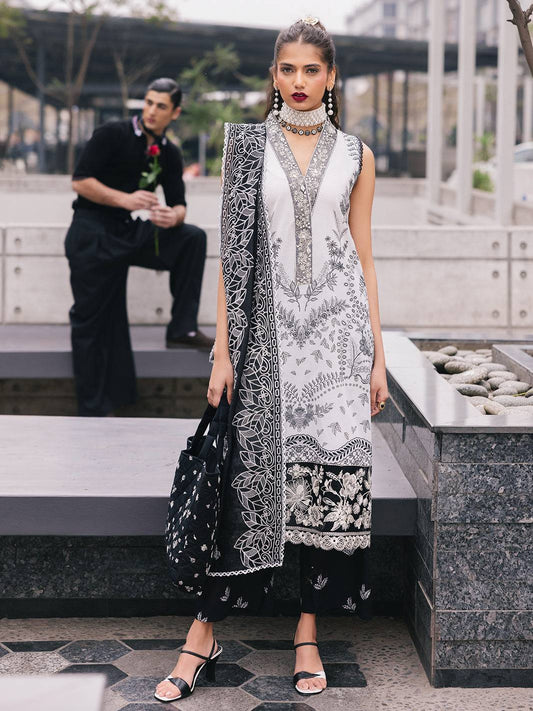Mahnur | Broadway Luxury Lawn 25 | Daisy by Maria Faisal - Registered Vendor of : Mahnur - type : Ladies Clothes - 100% original wedding dresses
