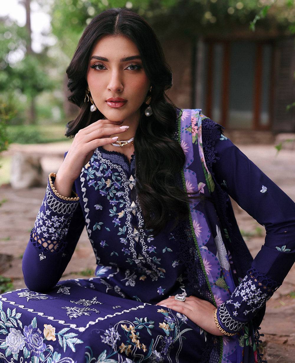 Republic Womenswear | Talia Luxury Lawn 25 | D3-B - Saia by Maria Faisal - Registered Vendor of : Republic Womenswear - type : Ladies Clothes - 100% original wedding dresses