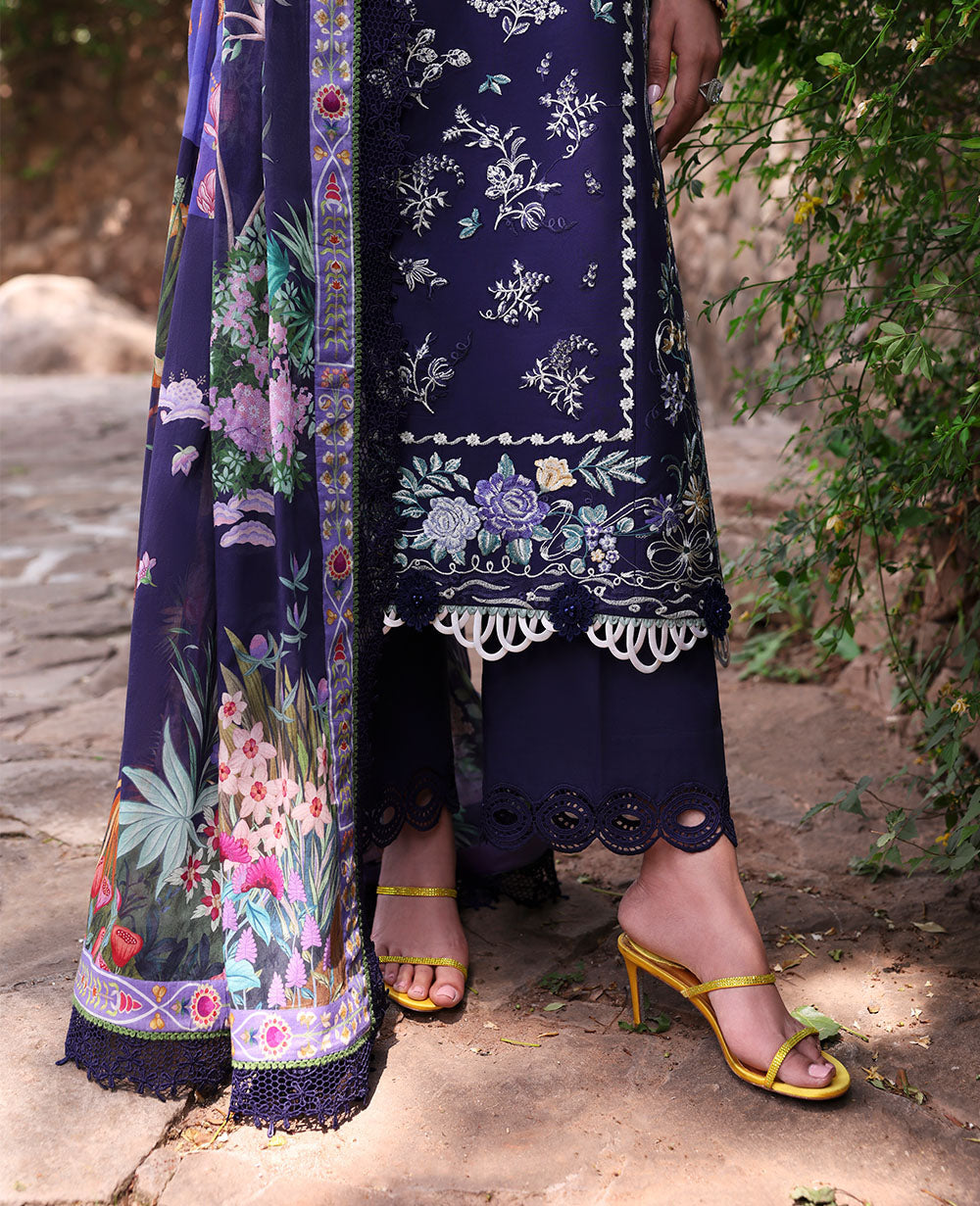 Republic Womenswear | Talia Luxury Lawn 25 | D3-B - Saia by Maria Faisal - Registered Vendor of : Republic Womenswear - type : Ladies Clothes - 100% original wedding dresses