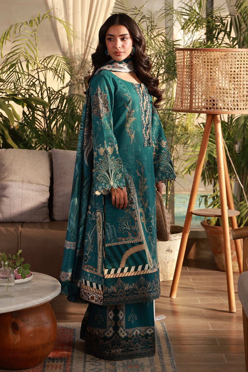 Gulaal | Delia Lawn | Isla - Luxury Dress - available at Maria Faisal in UK and USA.