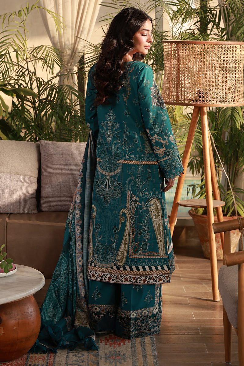 Gulaal | Delia Lawn | Isla - Luxury Dress - available at Maria Faisal in UK and USA.