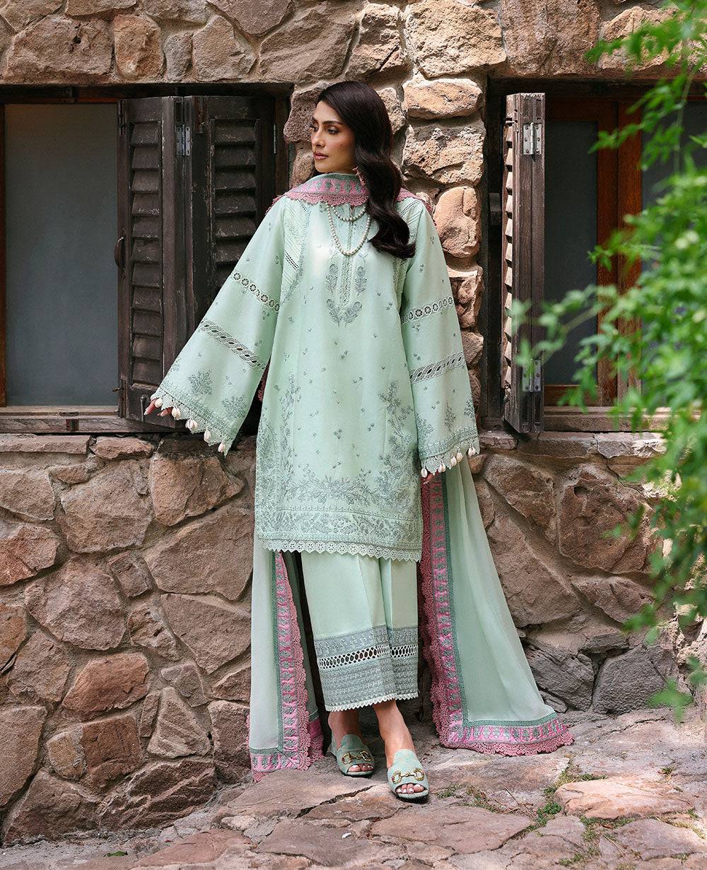 Republic Womenswear | Talia Luxury Lawn 25 | D4-A - Zayli by Maria Faisal - Registered Vendor of : Republic Womenswear - type : Ladies Clothes - 100% original wedding dresses