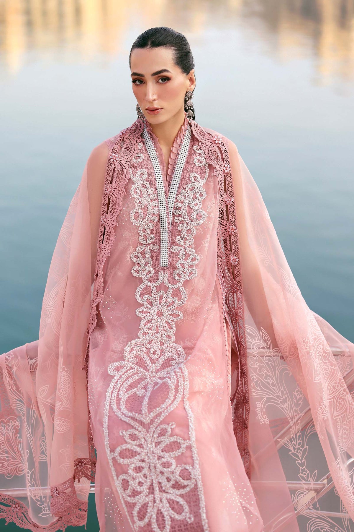 Maria B | Lawn 26 | D-2604-B - Luxury Dress - available at Maria Faisal in UK and USA.
