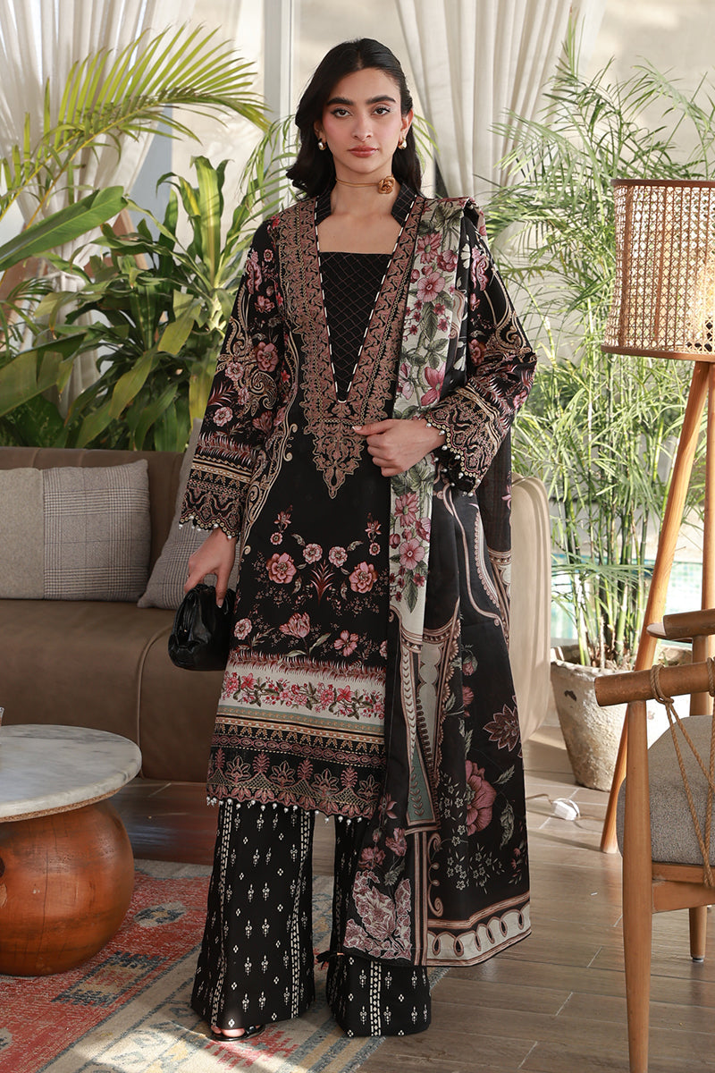 Gulaal | Delia Lawn | Soleil - Luxury Dress - available at Maria Faisal in UK and USA.