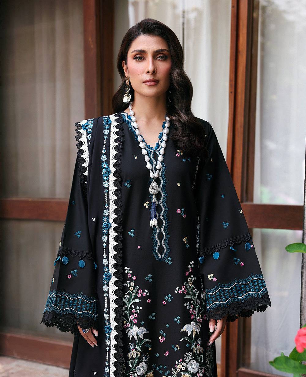 Republic Womenswear | Talia Luxury Lawn 25 | D5-B - Zaraé by Maria Faisal - Registered Vendor of : Republic Womenswear - type : Ladies Clothes - 100% original wedding dresses