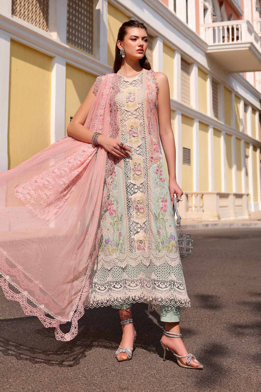 Maria B | Lawn 26 | D-2606-A - Luxury Dress - available at Maria Faisal in UK and USA.