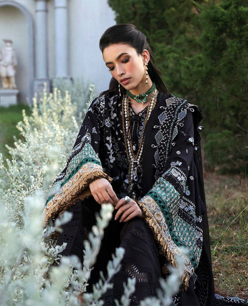 Republic Womenswear | Kalani Eid Luxury Lawn 25 | D6-B - Selene by Maria Faisal - Registered Vendor of : Republic Womenswear - type : Ladies Clothes - 100% original wedding dresses