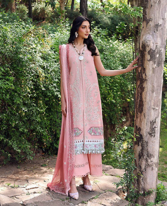 Republic Womenswear | Talia Luxury Lawn 25 | D7-A - Ora by Maria Faisal - Registered Vendor of : Republic Womenswear - type : Ladies Clothes - 100% original wedding dresses