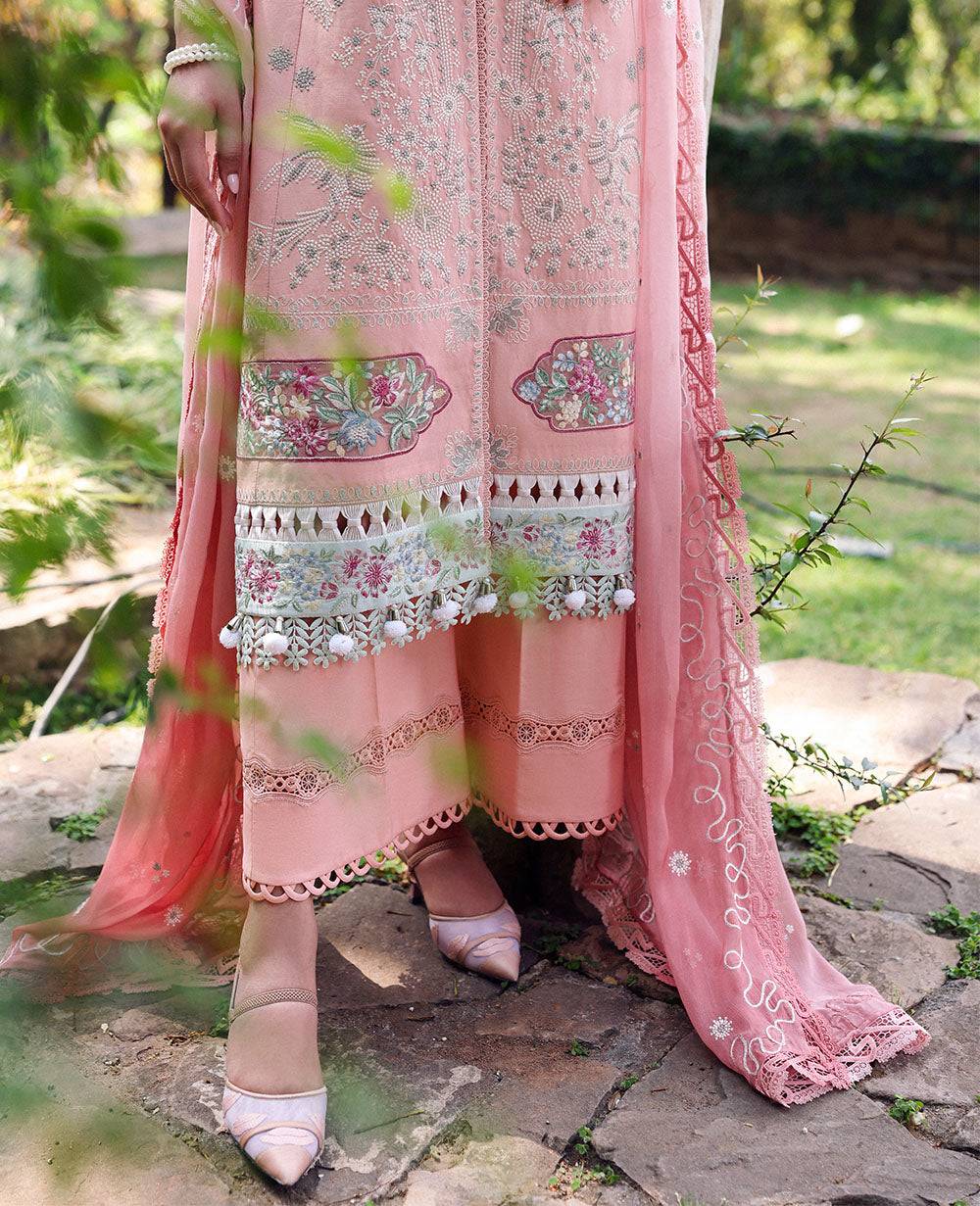 Republic Womenswear | Talia Luxury Lawn 25 | D7-A - Ora by Maria Faisal - Registered Vendor of : Republic Womenswear - type : Ladies Clothes - 100% original wedding dresses