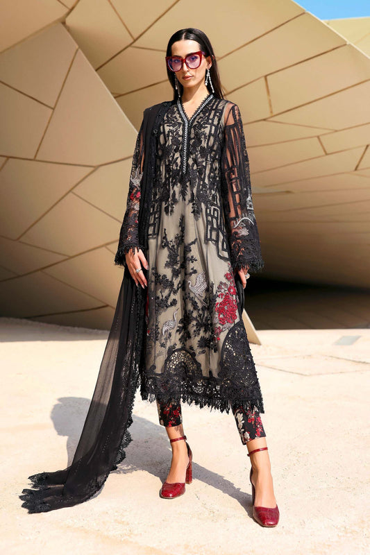 Maria B | Lawn 26 | D-2607-B - Luxury Dress - available at Maria Faisal in UK and USA.