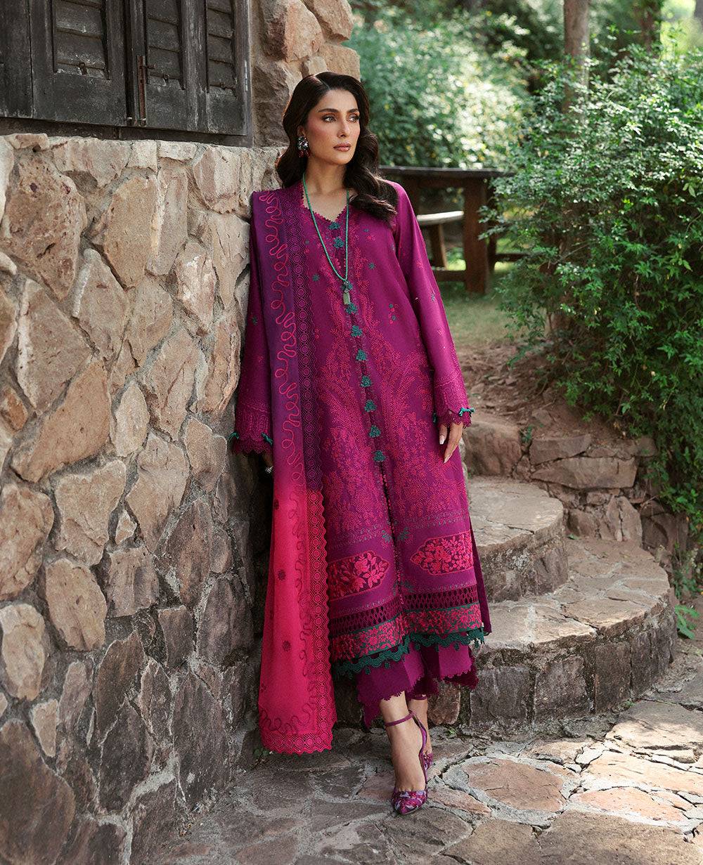 Republic Womenswear | Talia Luxury Lawn 25 | D7-B - Elin by Maria Faisal - Registered Vendor of : Republic Womenswear - type : Ladies Clothes - 100% original wedding dresses