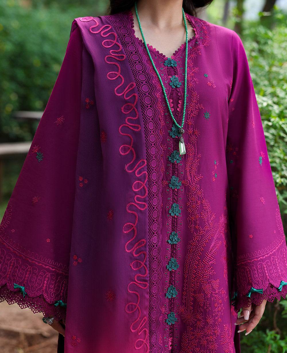Republic Womenswear | Talia Luxury Lawn 25 | D7-B - Elin by Maria Faisal - Registered Vendor of : Republic Womenswear - type : Ladies Clothes - 100% original wedding dresses