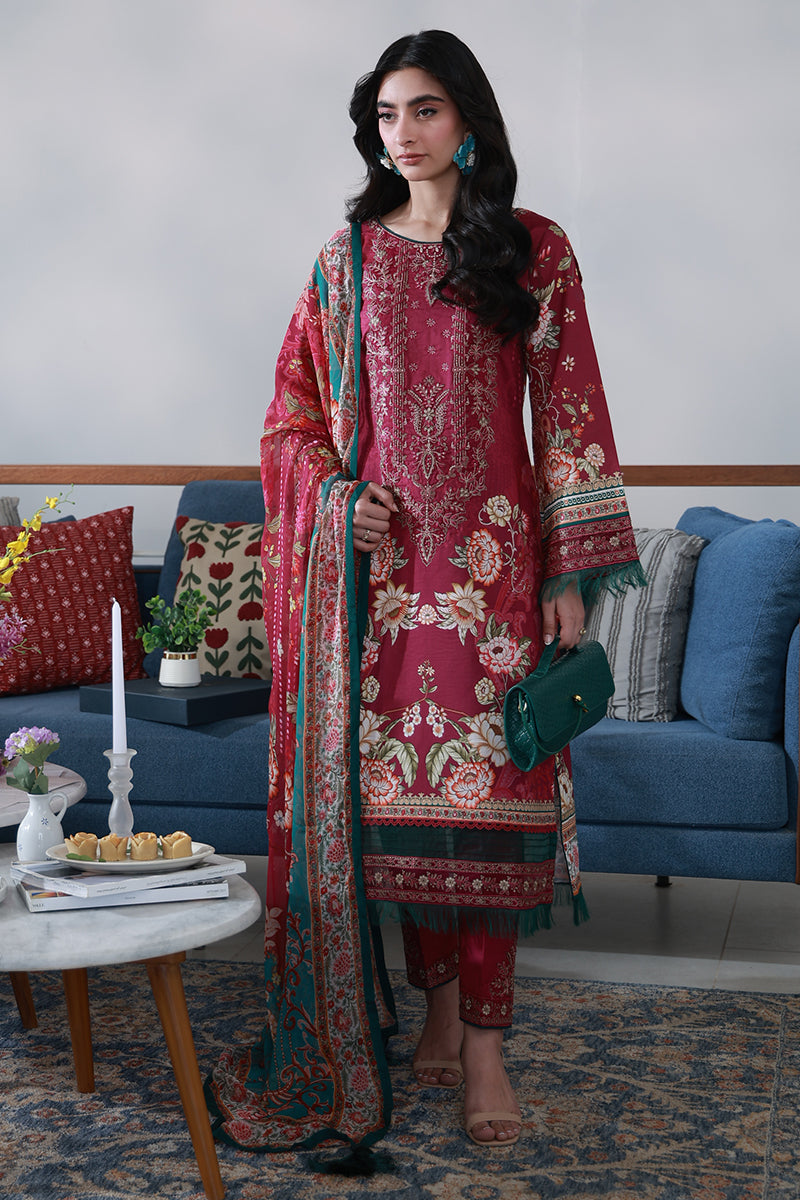 Gulaal | Delia Lawn 26 | Hilyn - Luxury Dress - available at Maria Faisal in UK and USA.