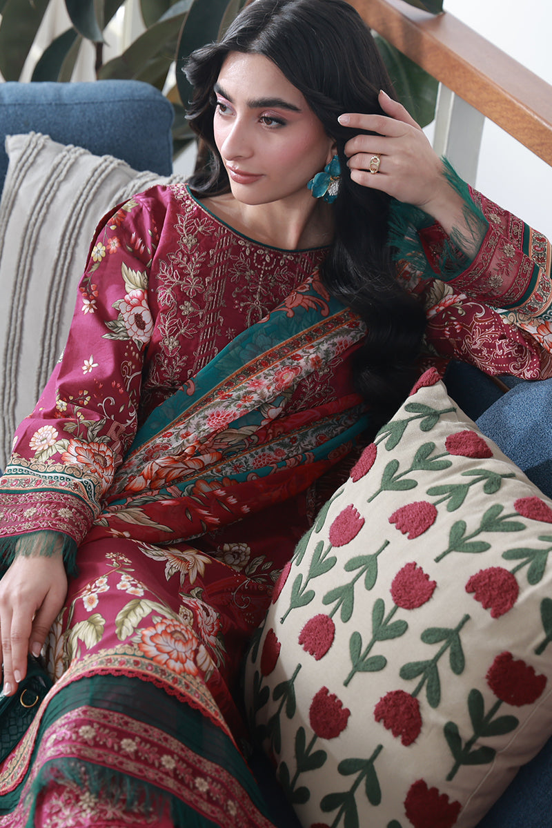 Gulaal | Delia Lawn 26 | Hilyn - Luxury Dress - available at Maria Faisal in UK and USA.