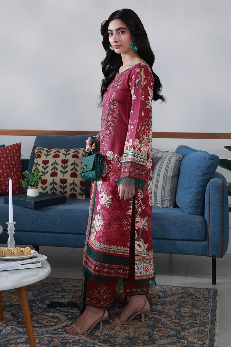 Gulaal | Delia Lawn 26 | Hilyn - Luxury Dress - available at Maria Faisal in UK and USA.
