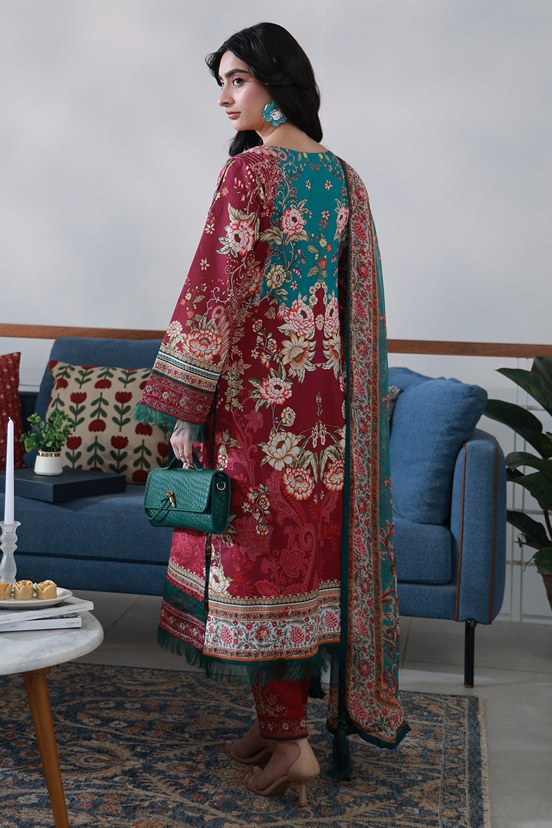 Gulaal | Delia Lawn 26 | Hilyn - Luxury Dress - available at Maria Faisal in UK and USA.