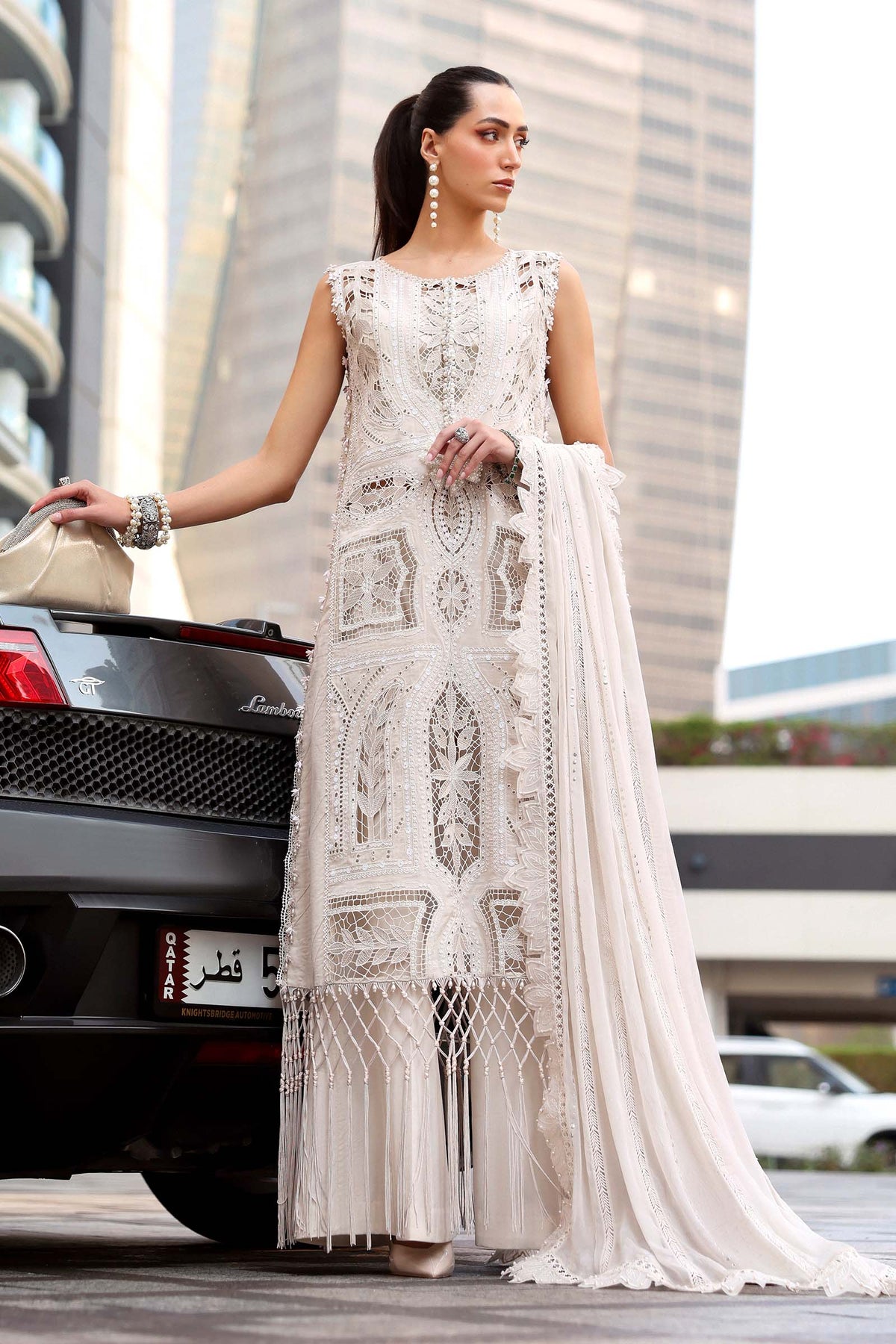 Maria B | Lawn 26 | D-2608-A - Luxury Dress - available at Maria Faisal in UK and USA.