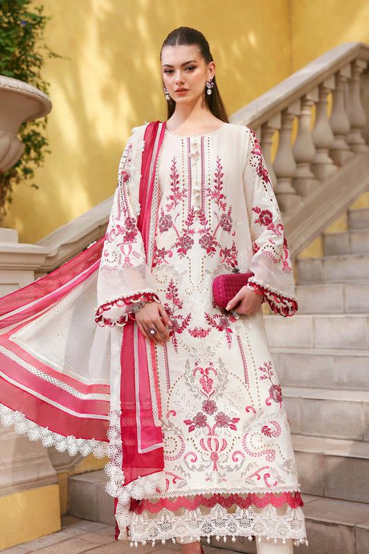 Maria B | Lawn 26 | D-2609-A - Luxury Dress - available at Maria Faisal in UK and USA.