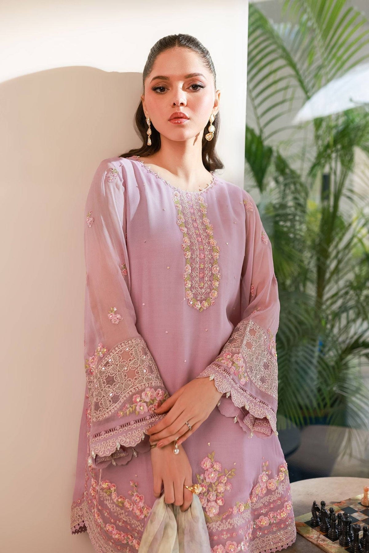 Dhanak | Chiffon Pret | SS25DA-2718 by Maria Faisal - Registered Vendor of : Dhanak - type : - 100% original wedding dresses