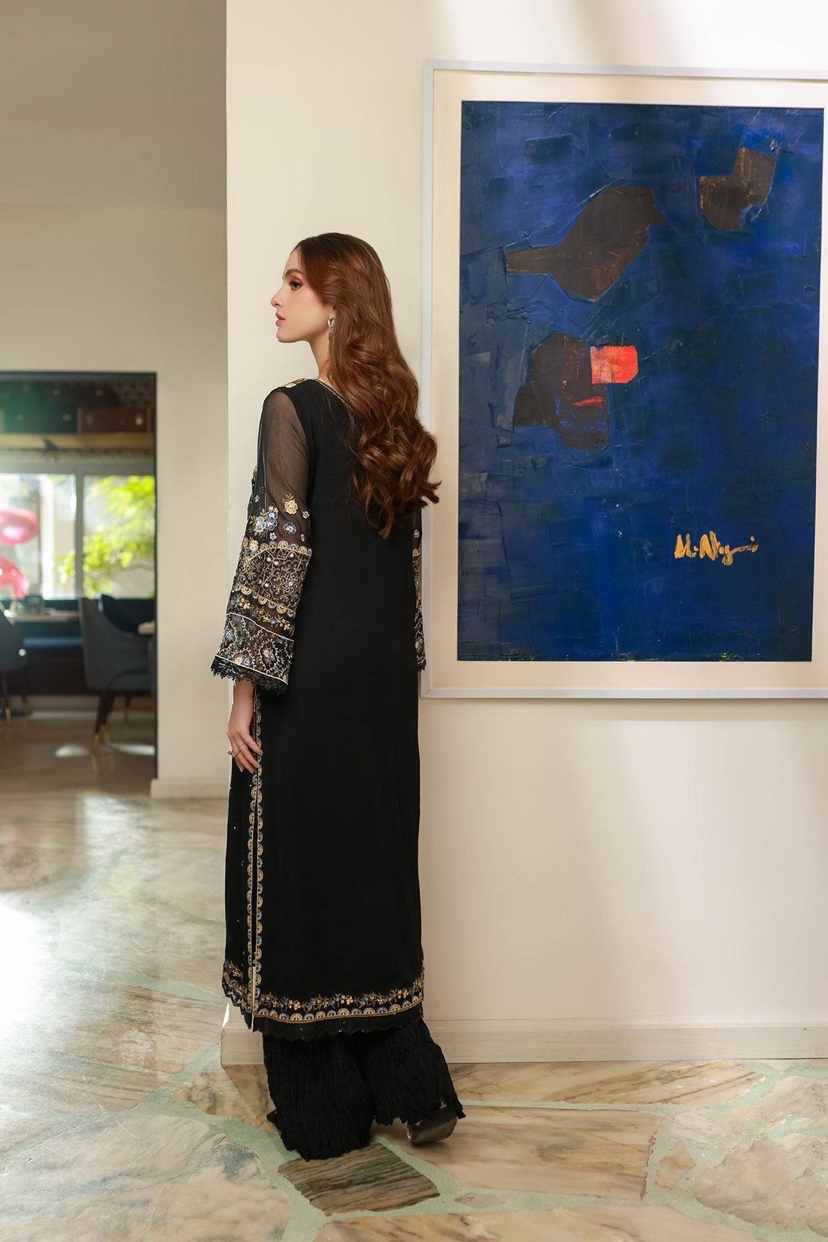 Dhanak | Chiffon Pret | SS25DA-2720 by Maria Faisal - Registered Vendor of : Dhanak - type : Ladies Clothes - 100% original wedding dresses
