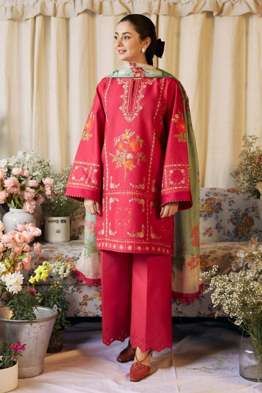 Zara Shahjahan | Coco Lawn Vol 2 | DAHLIA-1A - Designer Dress with Intricate embroidery and embellishments. Shop elegent wedding dress at Maria Faisal.