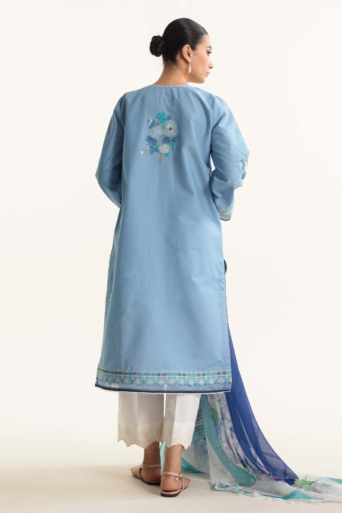 Zara Shahjahan | Coco Lawn Vol 2 | DAHLIA-1B - Designer Dress with Intricate embroidery and embellishments. Shop elegent wedding dress at Maria Faisal.