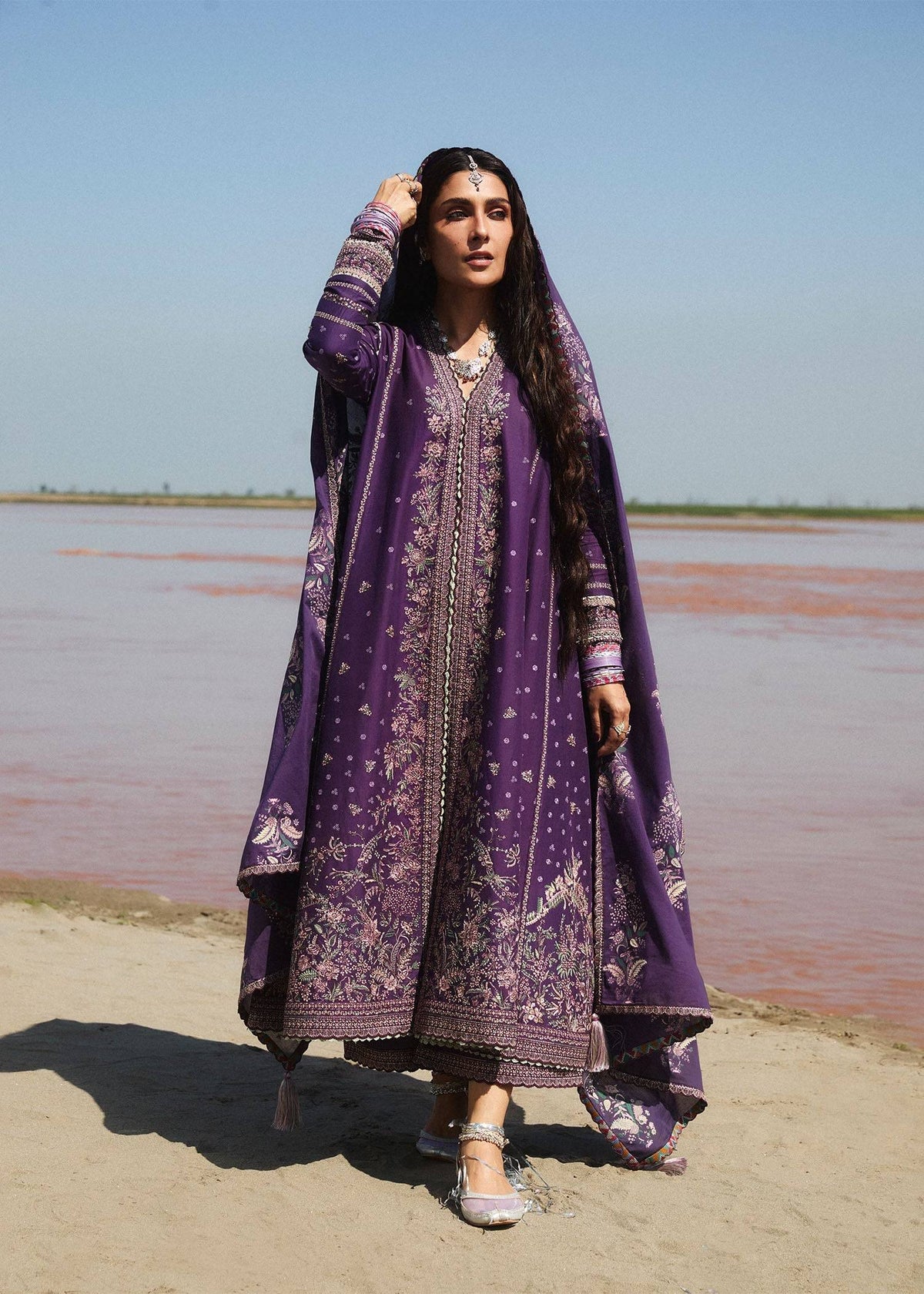Hussain Rehar | Surkh Eid Pret’25 | Gulistaan by Maria Faisal - Registered Vendor of : Hussain Rehar - type : Ladies Clothes - 100% original wedding dresses