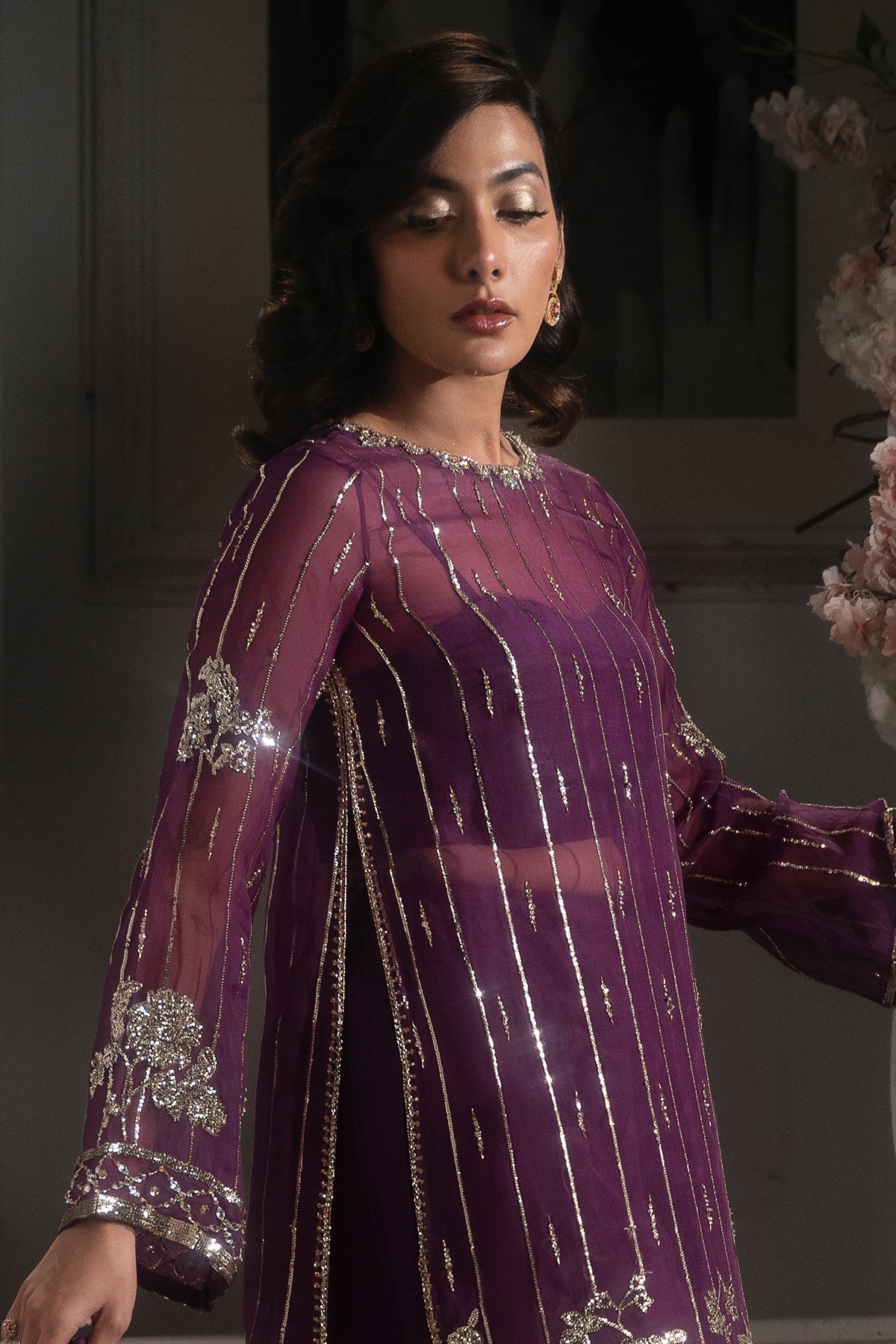 Mina Kashif | Emilie Formals | Marie - Formal Dress - available at Maria Faisal in UK and USA.