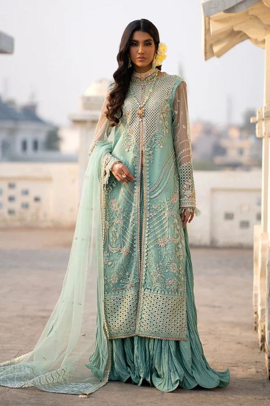 Ittehad | Dilruba Wedding Formals | ESDR76-SUT-GRN - Ladies Clothes 