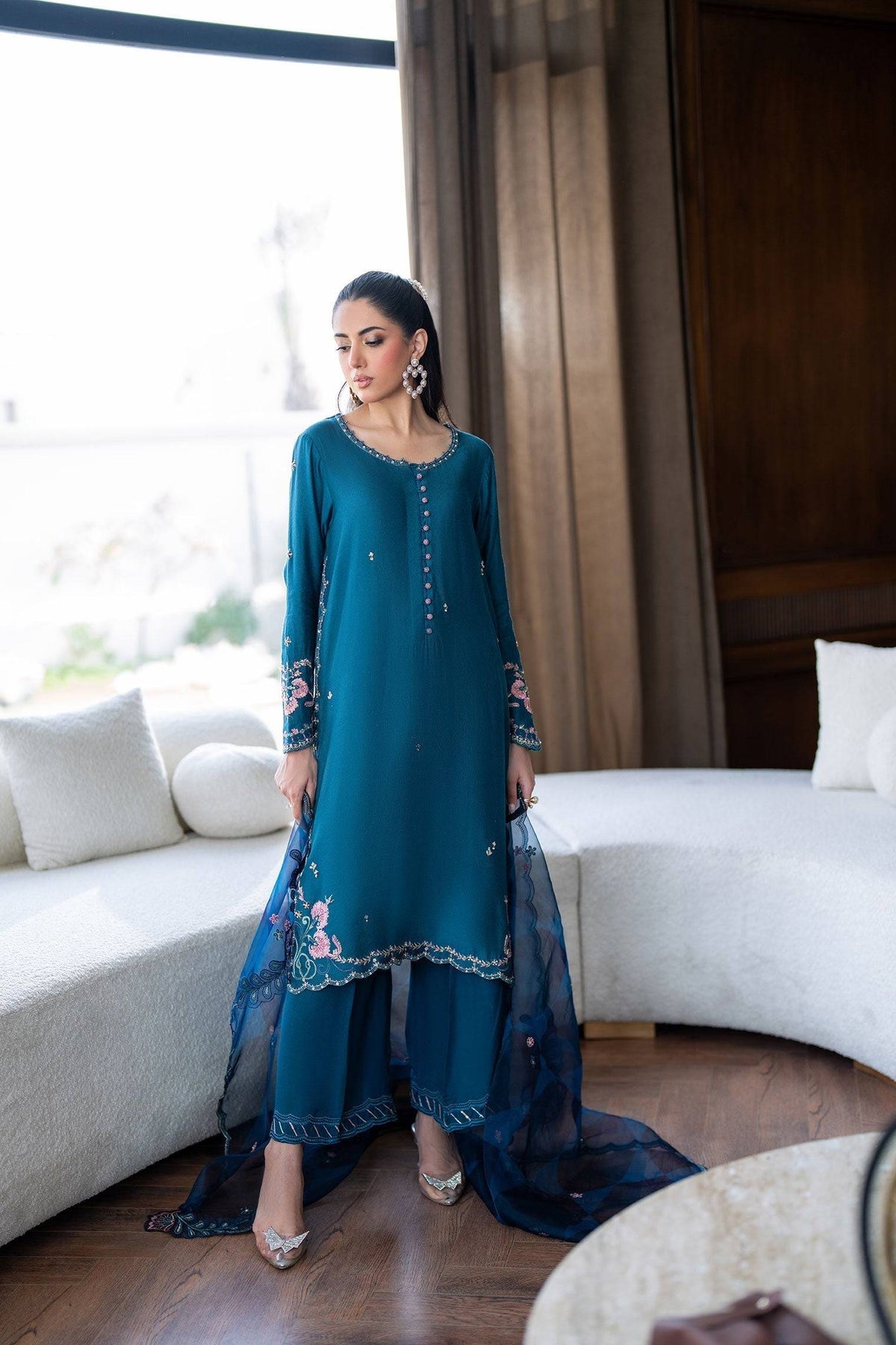 Dhanak | SS 25 Luxury Pret | SS25DL-0315 by Maria Faisal - Registered Vendor of : Dhanak - type : Ladies Clothes - 100% original wedding dresses