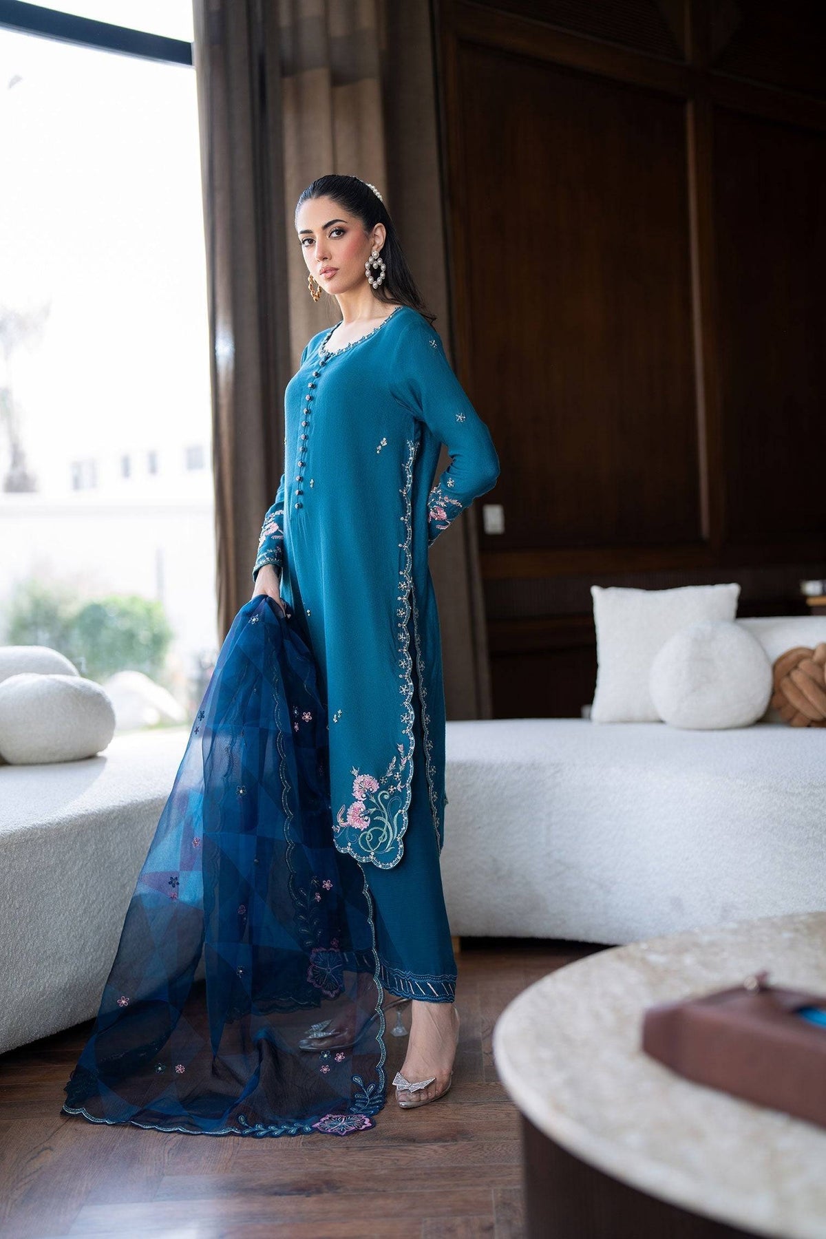 Dhanak | SS 25 Luxury Pret | SS25DL-0315 by Maria Faisal - Registered Vendor of : Dhanak - type : Ladies Clothes - 100% original wedding dresses
