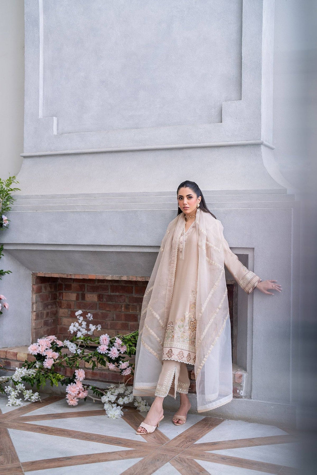 Dhanak | SS 25 Luxury Pret | SS25DL-0322 by Maria Faisal - Registered Vendor of : Dhanak - type : Ladies Clothes - 100% original wedding dresses