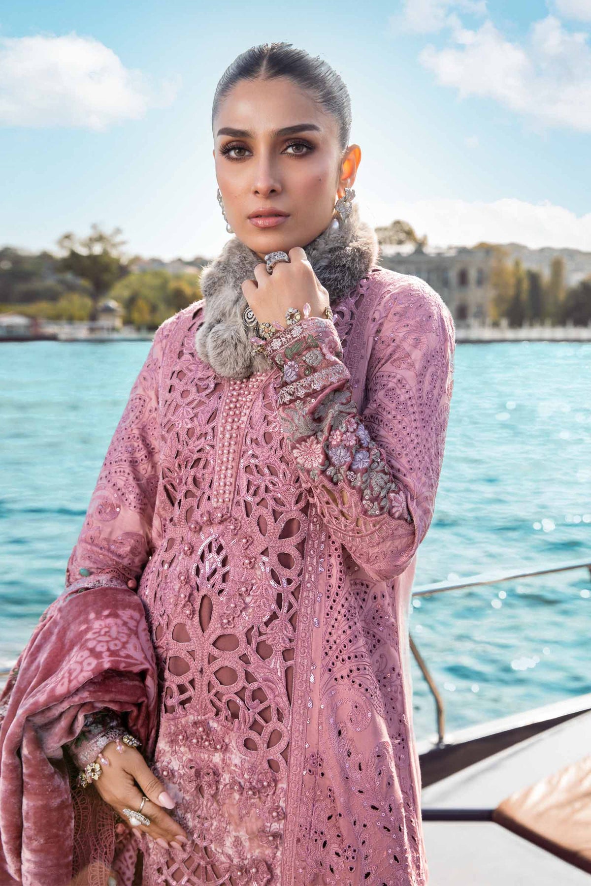 Maria B | Eid Festive | DL-1106 - Luxury Dress - available at Maria Faisal in UK and USA.