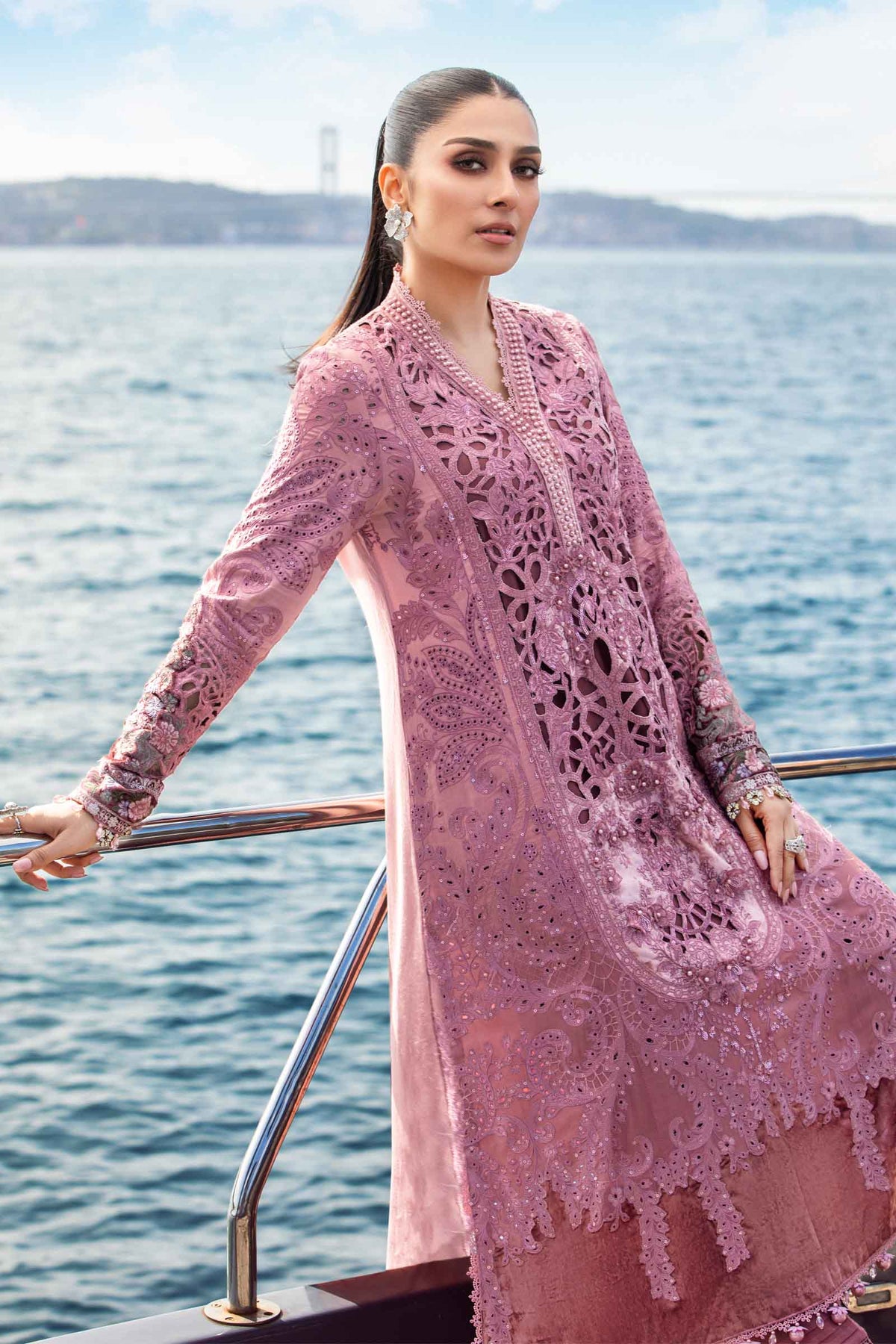 Maria B | Eid Festive | DL-1106 - Luxury Dress - available at Maria Faisal in UK and USA.
