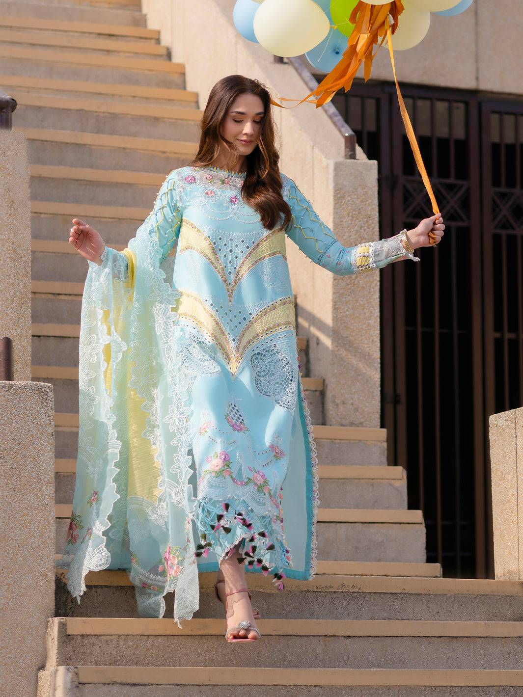 Parishay | Dil e Raqsam Festive Eid Lawn | DR-01 by Maria Faisal - Registered Vendor of : Parishay - type : Ladies Clothes - 100% original wedding dresses