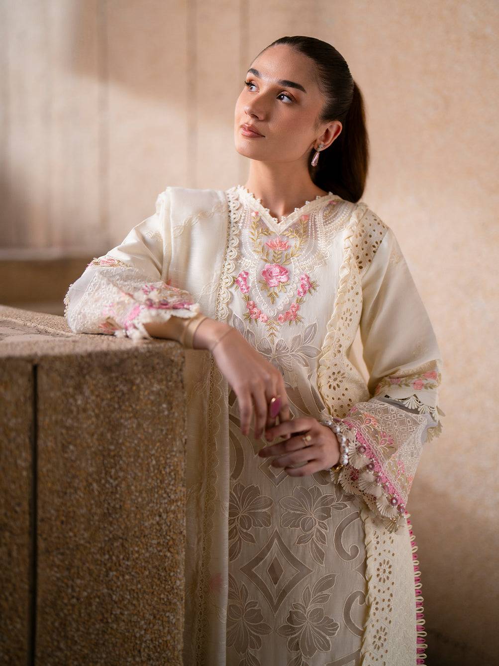 Parishay | Dil e Raqsam Festive Eid Lawn | DR-05 by Maria Faisal - Registered Vendor of : Parishay - type : Ladies Clothes - 100% original wedding dresses
