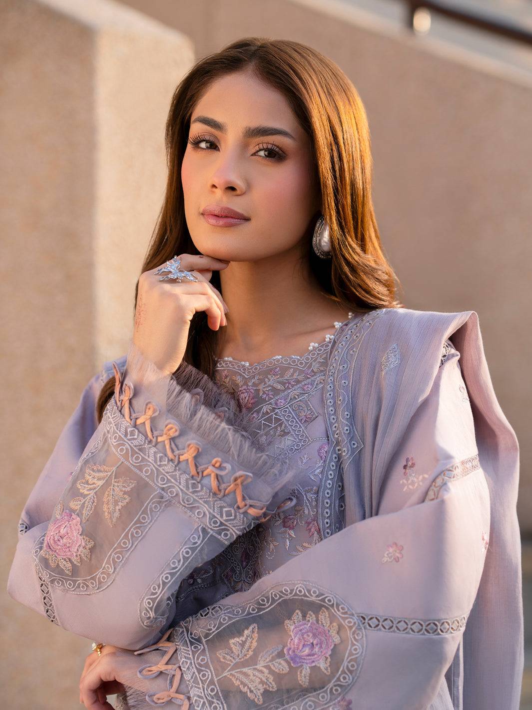 Parishay | Dil e Raqsam Festive Eid Lawn | DR-07 by Maria Faisal - Registered Vendor of : Parishay - type : Ladies Clothes - 100% original wedding dresses