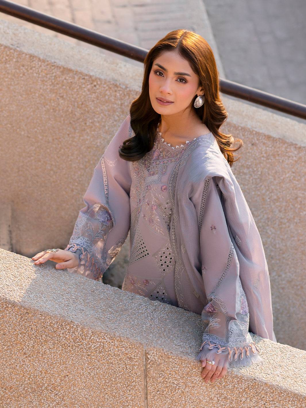 Parishay | Dil e Raqsam Festive Eid Lawn | DR-07 by Maria Faisal - Registered Vendor of : Parishay - type : Ladies Clothes - 100% original wedding dresses